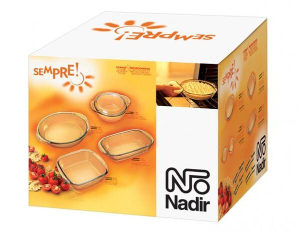 Conjunto de Assadeiras Sempre Quadrada